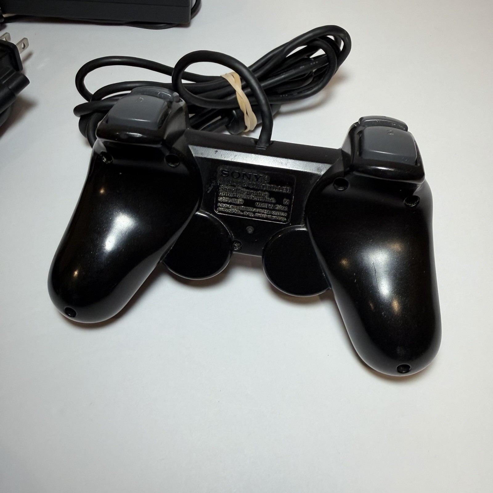 Sony PlayStation 2 Slim PS2 Console SCPH-75001 Black W/ Cords & Controller