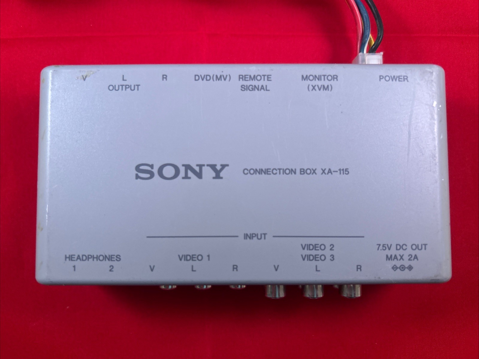 Vintage Sony Playstation Connection Box XA-115 w/ accessories
