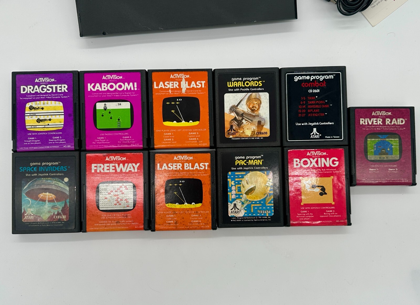 Atari 2600 Jr Junior 4-Switch Console with 4 Controllers, 11 Games and MORE!
