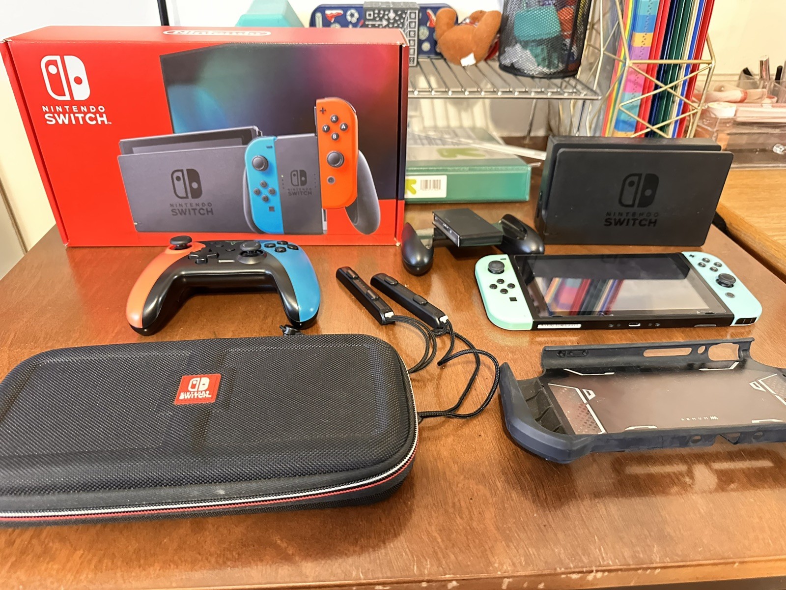 Nintendo Switch Handheld Console With Extras