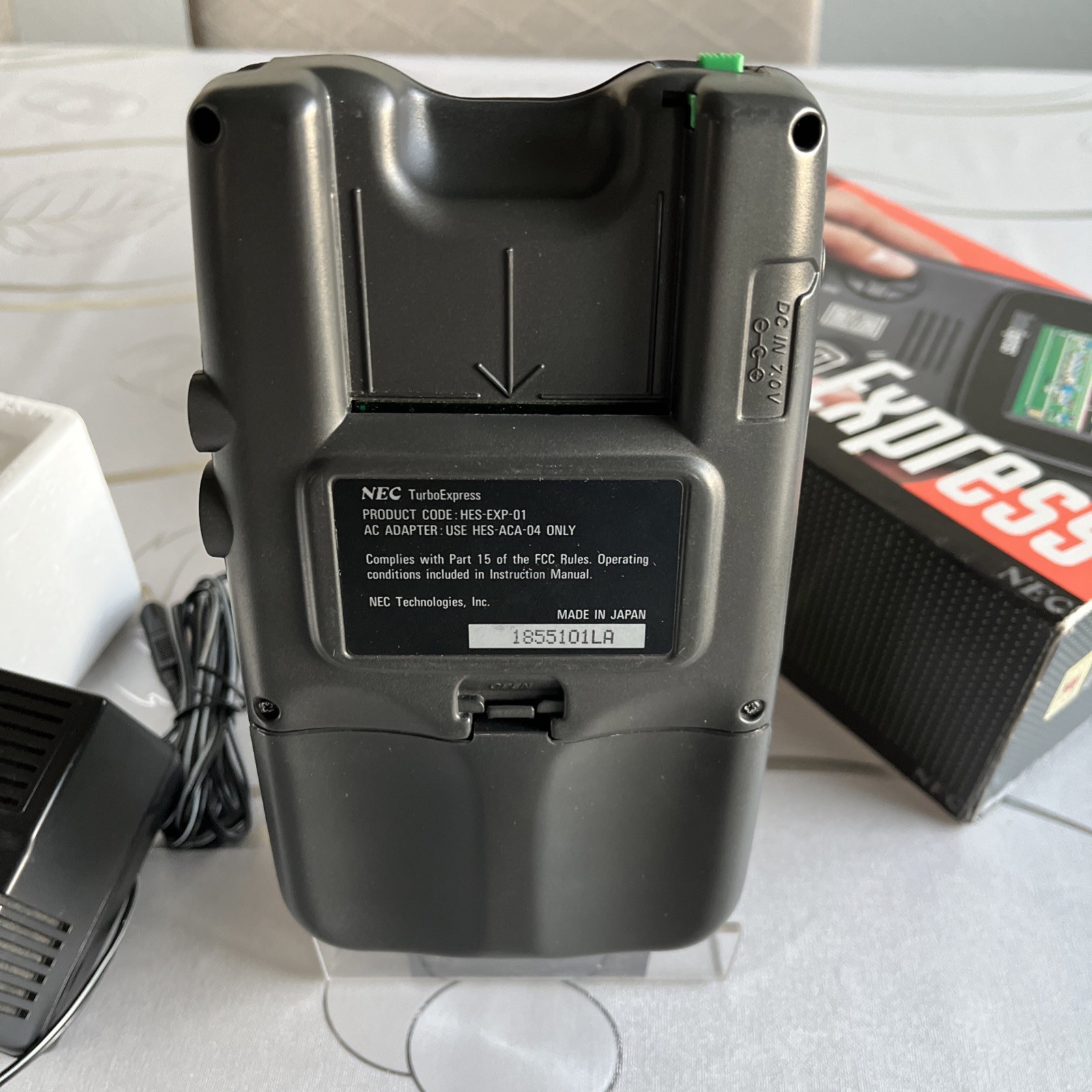 NEC Turbo Express (CIB) + Ever Drive game Card