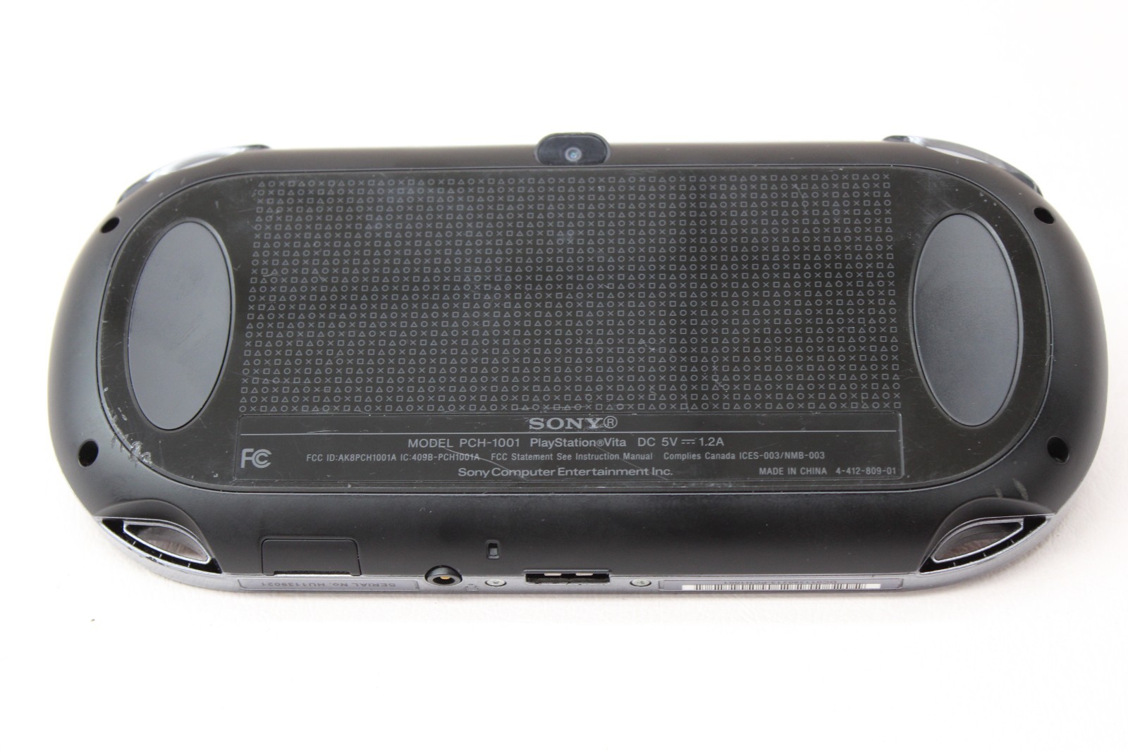 Sony PS Vita PCH-1001 Black Handheld System w/ Charger & 4GB SD Card