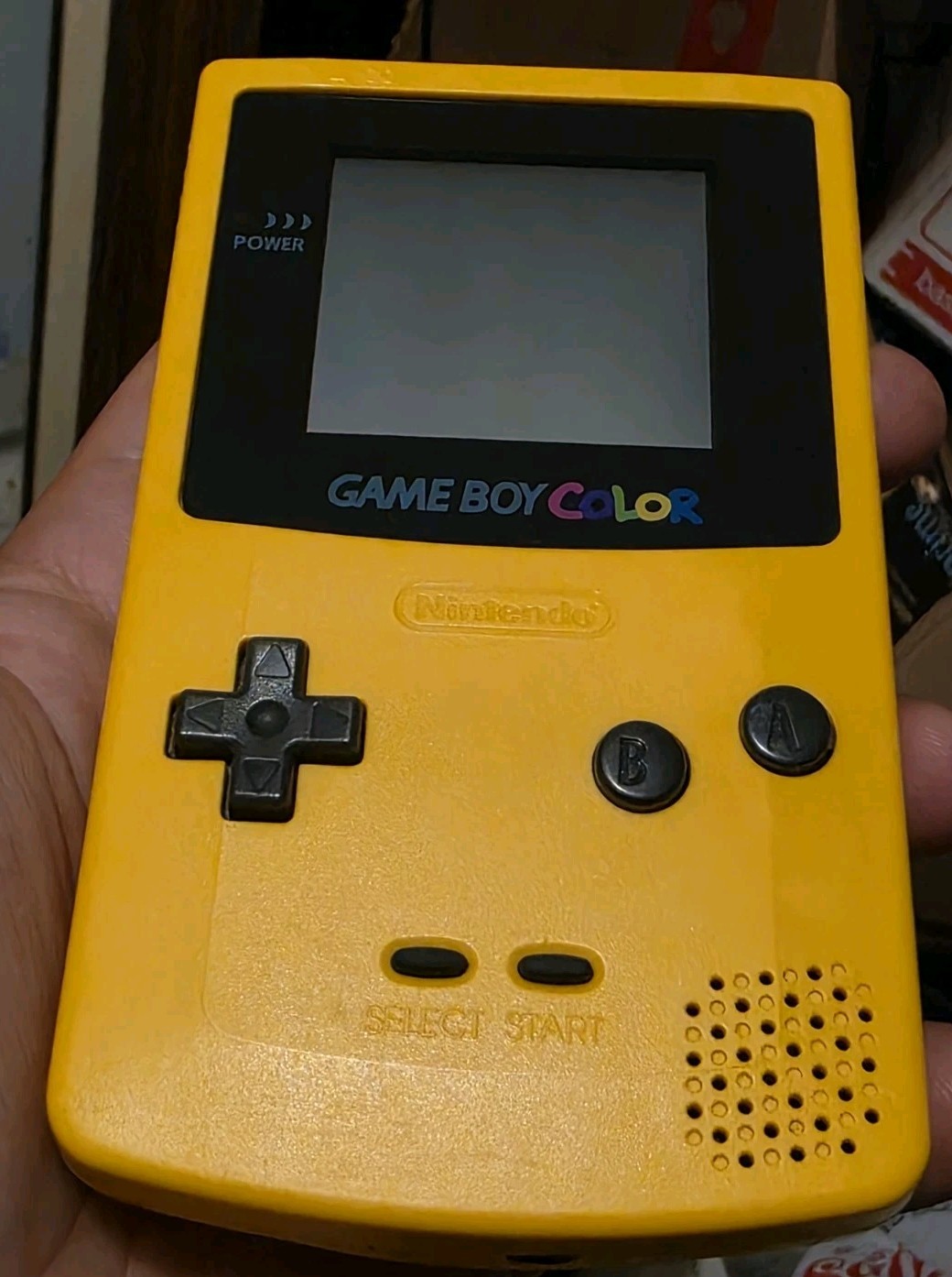 Nintendo Game Boy Color Console GBC CGB-001 – Dandelion Yellow – 100% OEM- Works
