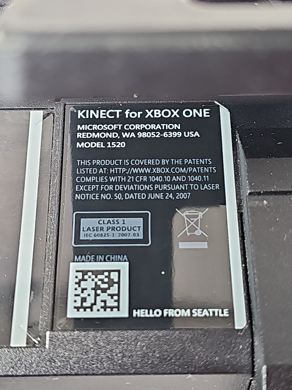 Xbox One 500GB Console Model 1540 Bundle w/Kinect Controller Power Tested
