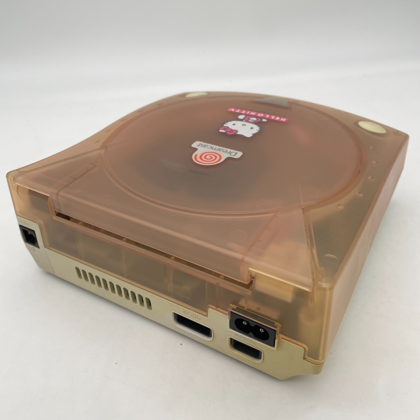SEGA Dreamcast HELLO KITTY PINK HKT-3000 Console Set Tested w/ BOX