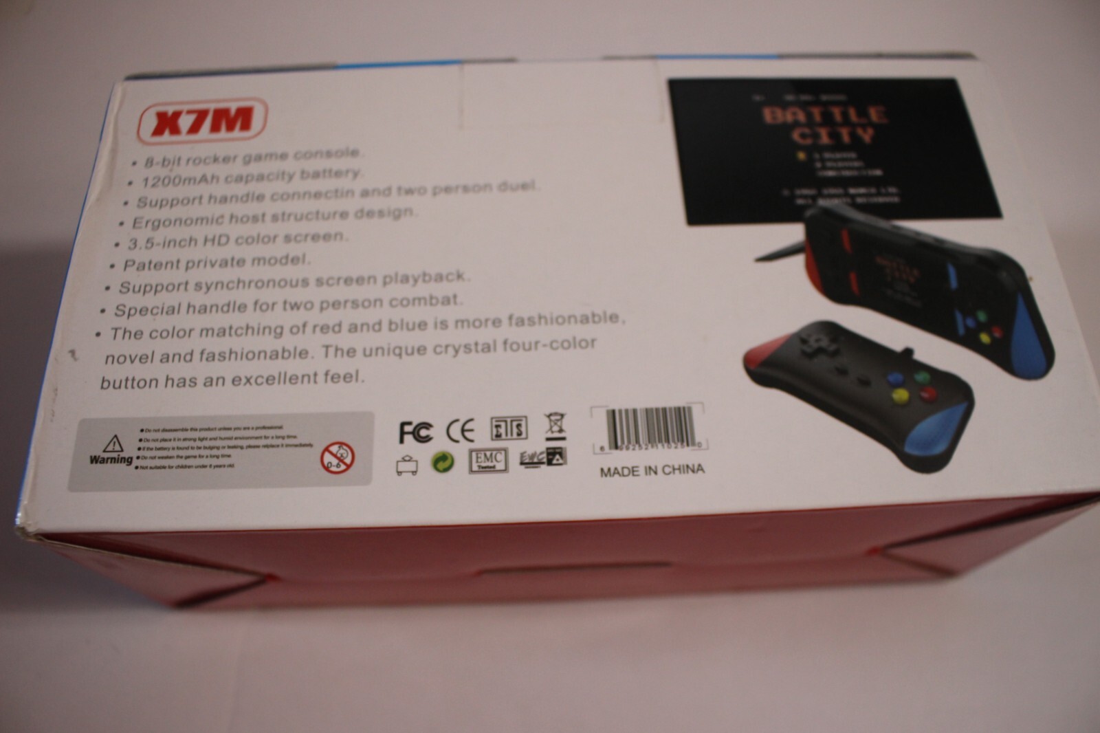 WOW MODEL X7M 3.5″ JOYSTICK GAME CONSOLE 500 IN 1 BLACK