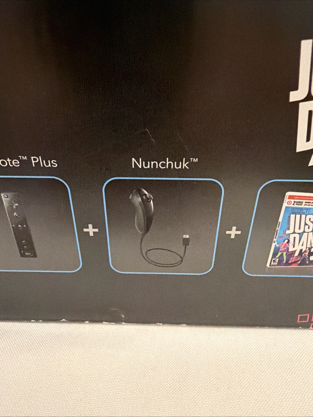RARE! Nintendo Wii Just Dance 3 Bundle Black Console Target Exclusive In Box!