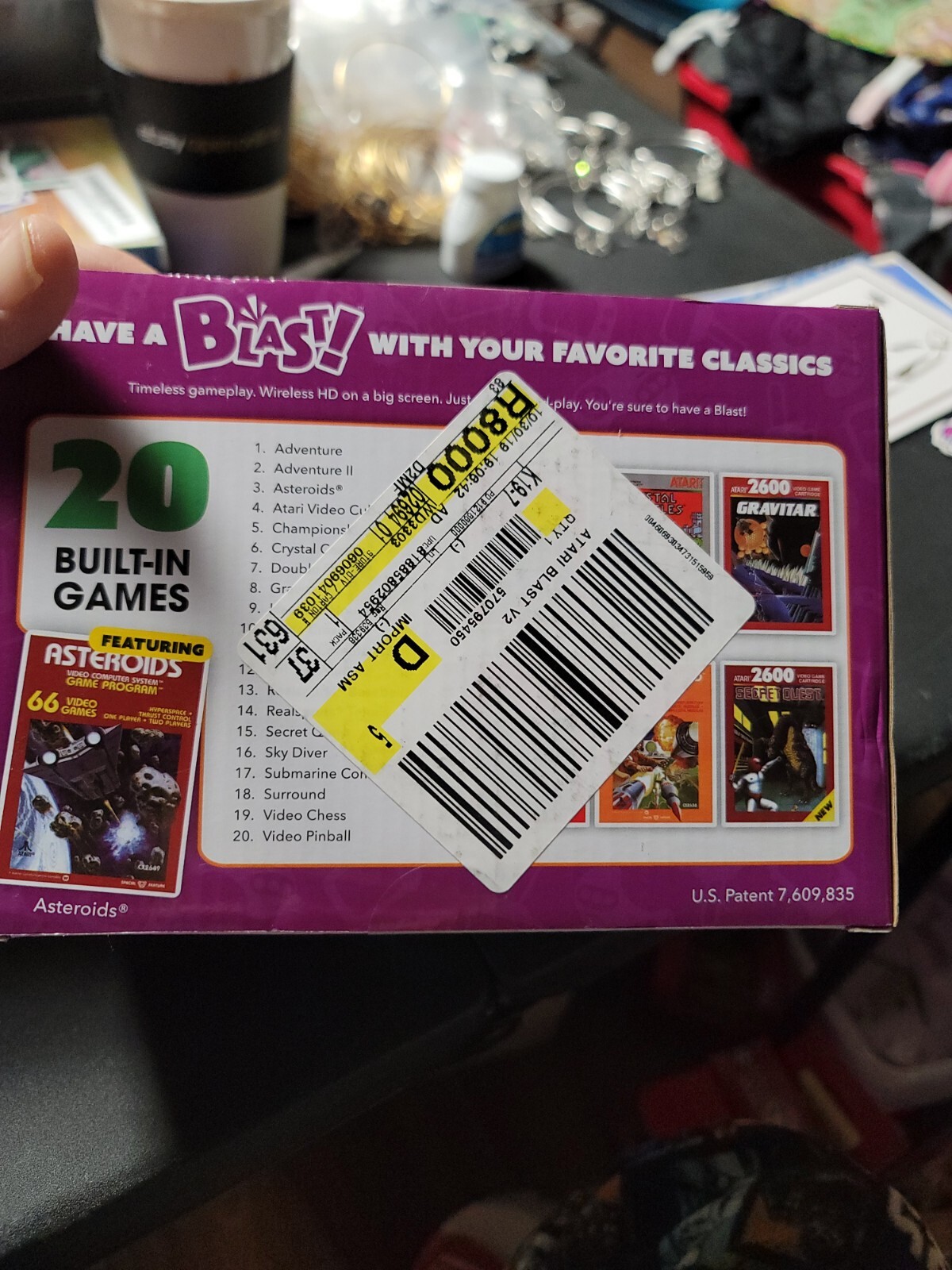 Atari Flashback Blast Vol. 2 Asteroids Classic Retro Video Game Console Plug n P
