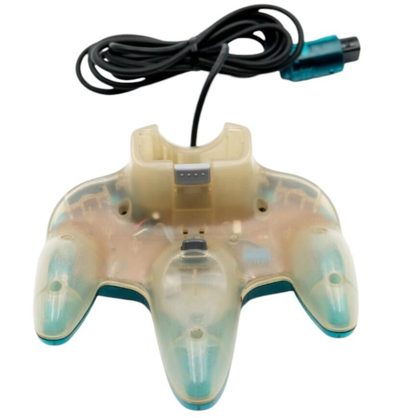 Nintendo 64 Clear Blue Console N64 Chose Original Controller Cables REGION FREE