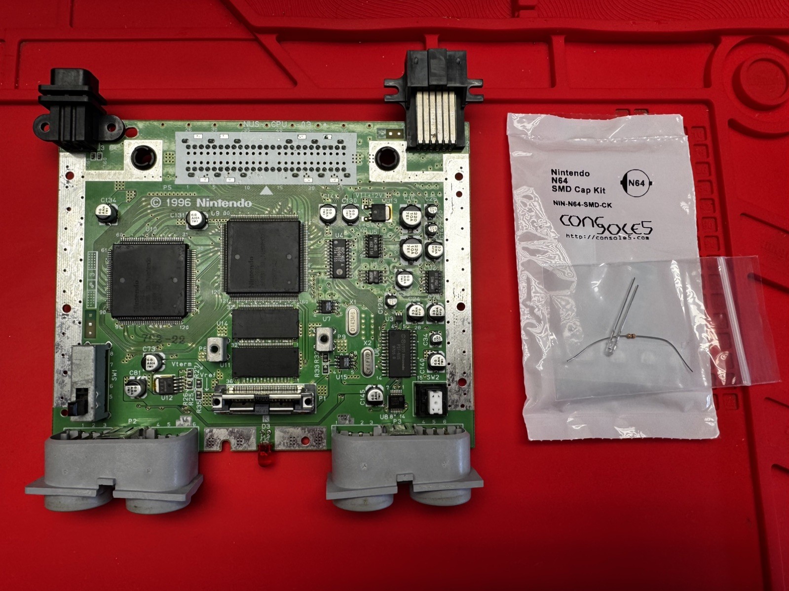 Nintendo 64 HDMI PixelFX Retro Gem-Full Recap PSU+PCB-Expansion Pak-New Shell++