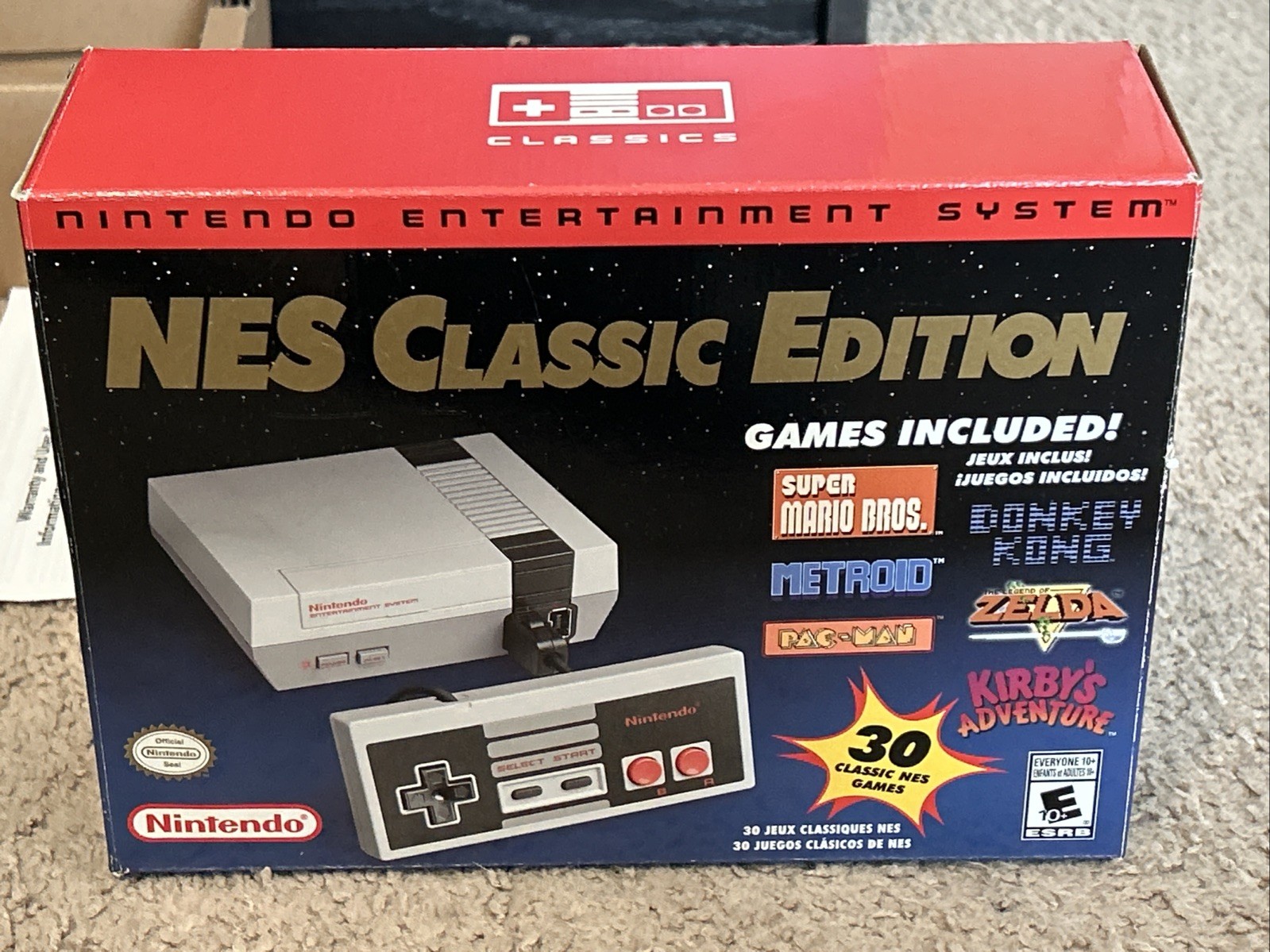 Nintendo Classic Edition Console NES Mini System Complete W Extra Controller