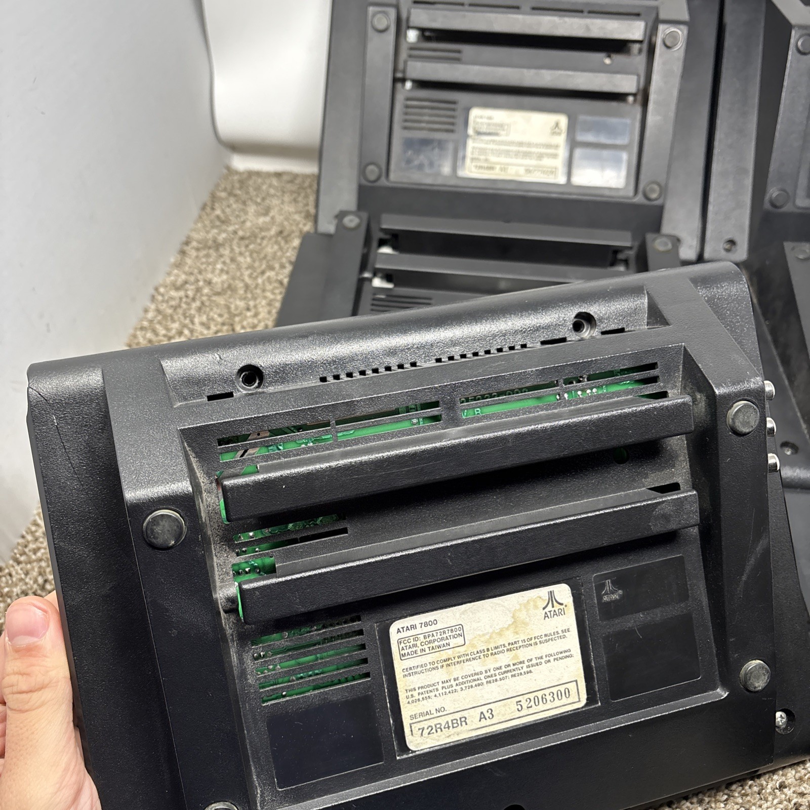 Atari 7800 Consoles Lot For Parts Or Repair Lot Of 6