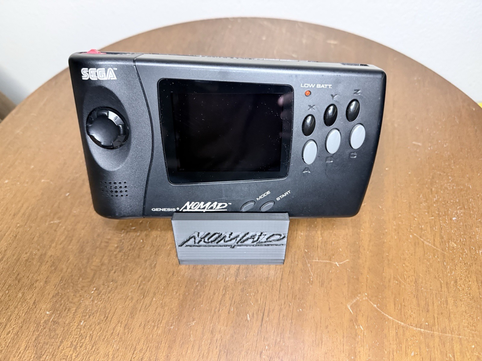Sega Genesis Nomad MK-6100 Tested/Working w/ Laser Bear Battery Pack
