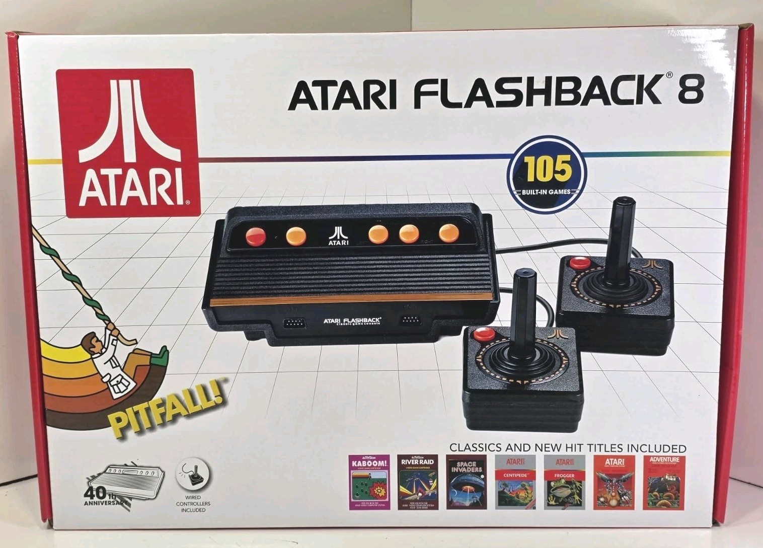 Atari Flashback 8 Deluxe HD Console – 105 Built-in Games w/ Wired Controllers