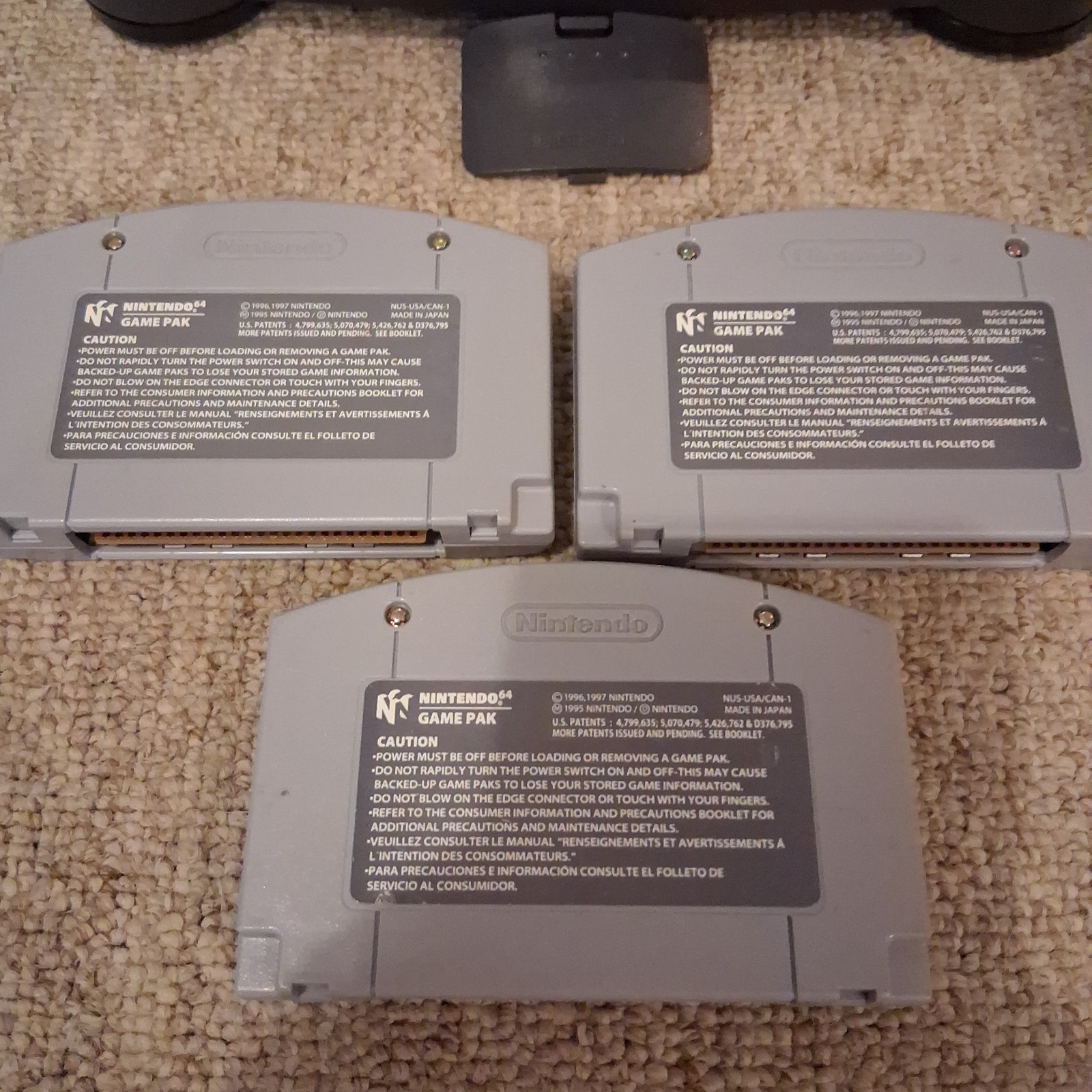 Nintendo 64 N64 Console Bundle With 3 Games & 1 Controller -Tested