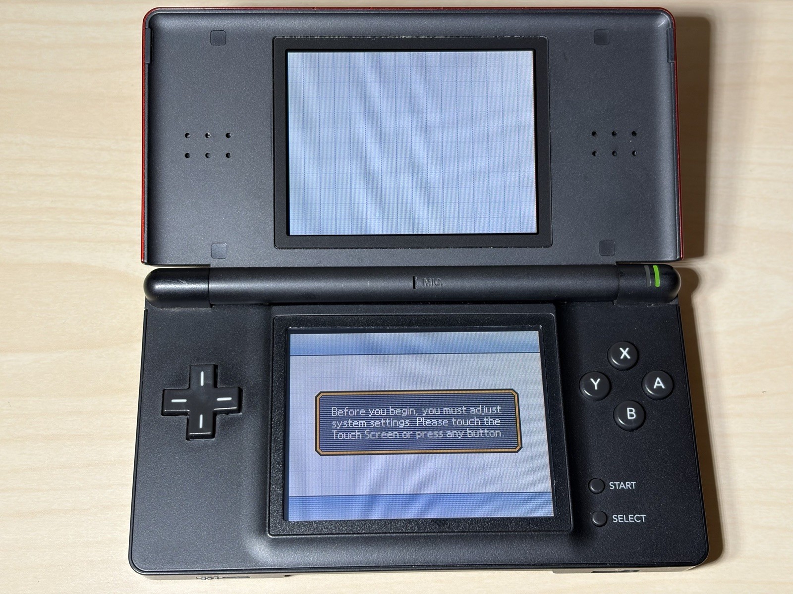 Mint Box – Nintendo DS Lite – Crimson Red Black – Console – Complete – Very Good