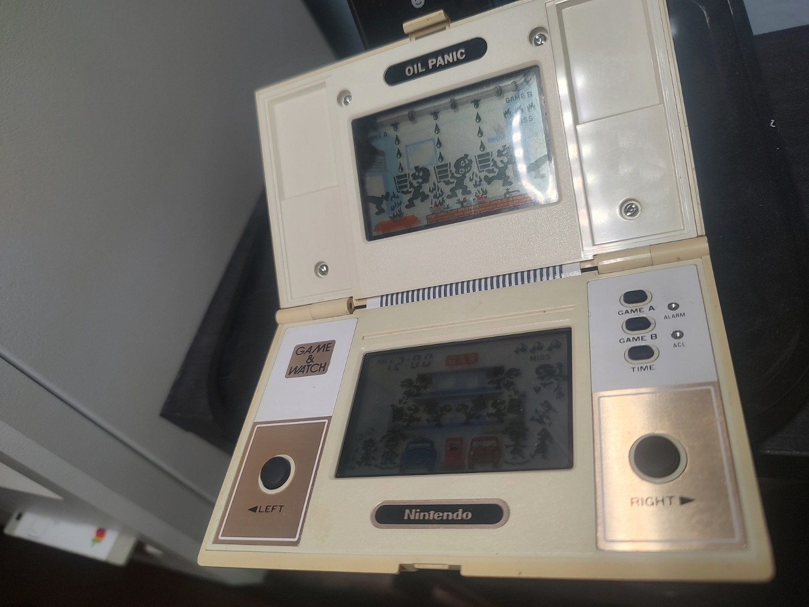 NINTENDO Oil Panic Game & Watch OEM works working OP-51 1982 Game & Watch