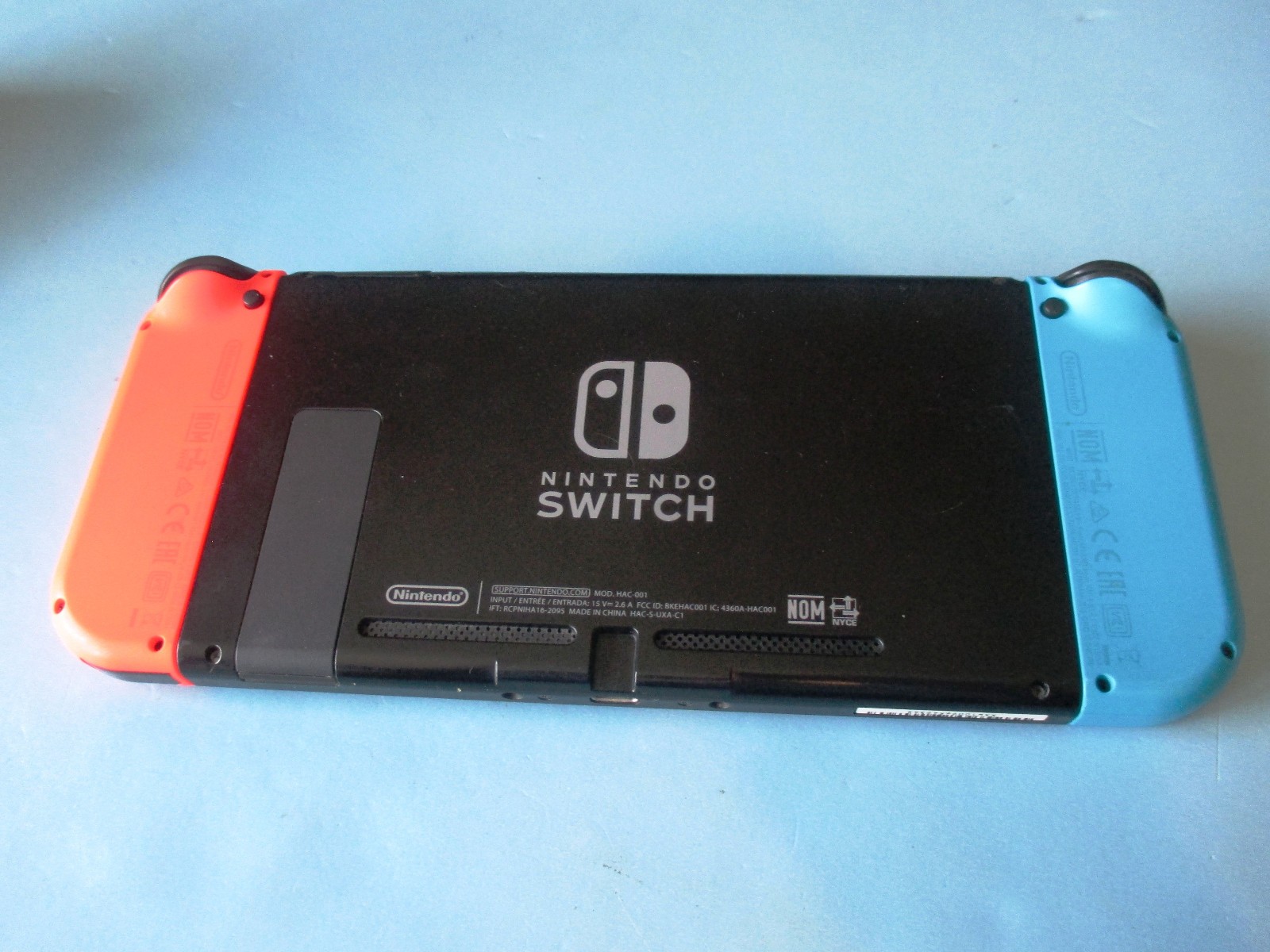 Nintendo Switch System Console w/Neon Red & Blue Joy-Cons + Dock & Extras