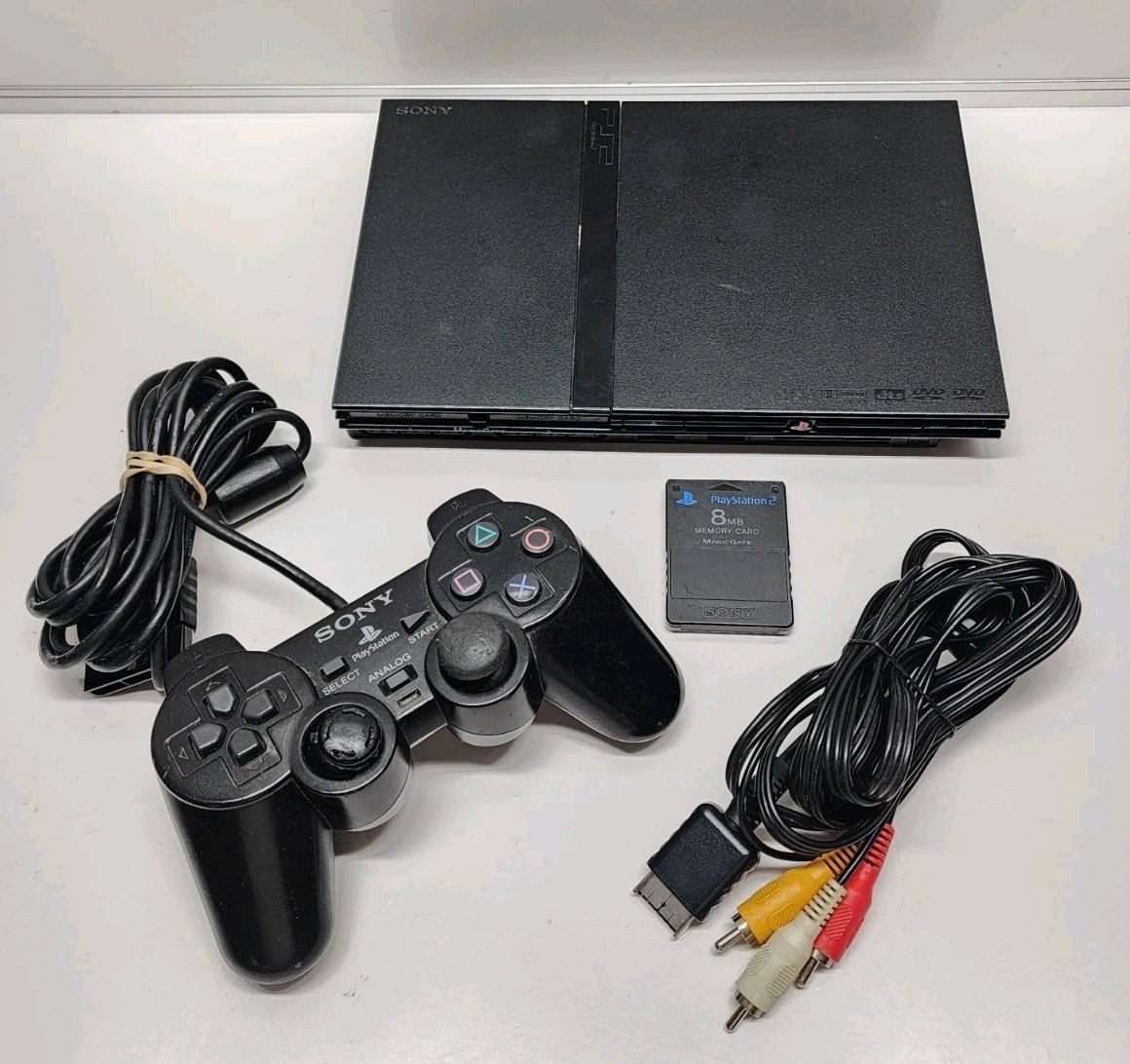 PlayStation 2 Model SCPH-77001 Slim Console No Power Cord UNTESTED