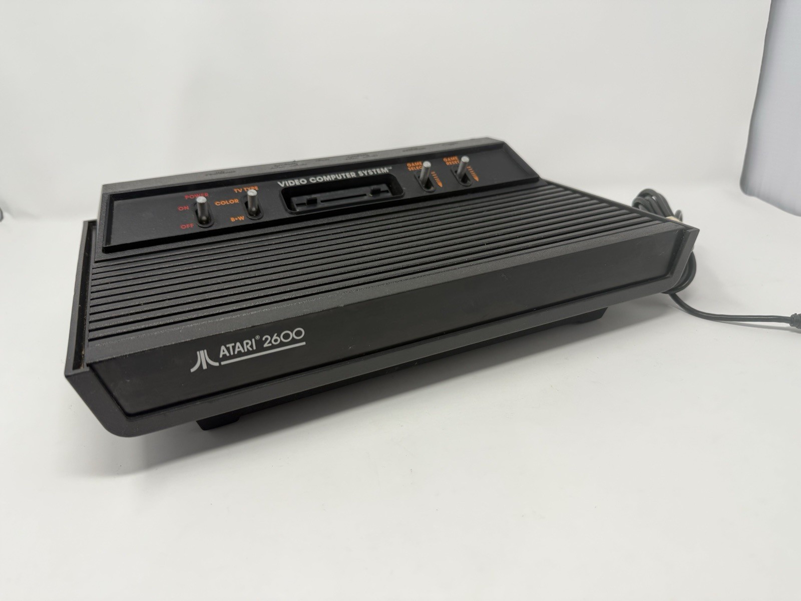 Atari 2600 Black Game Console with Games And Controllers All Untested