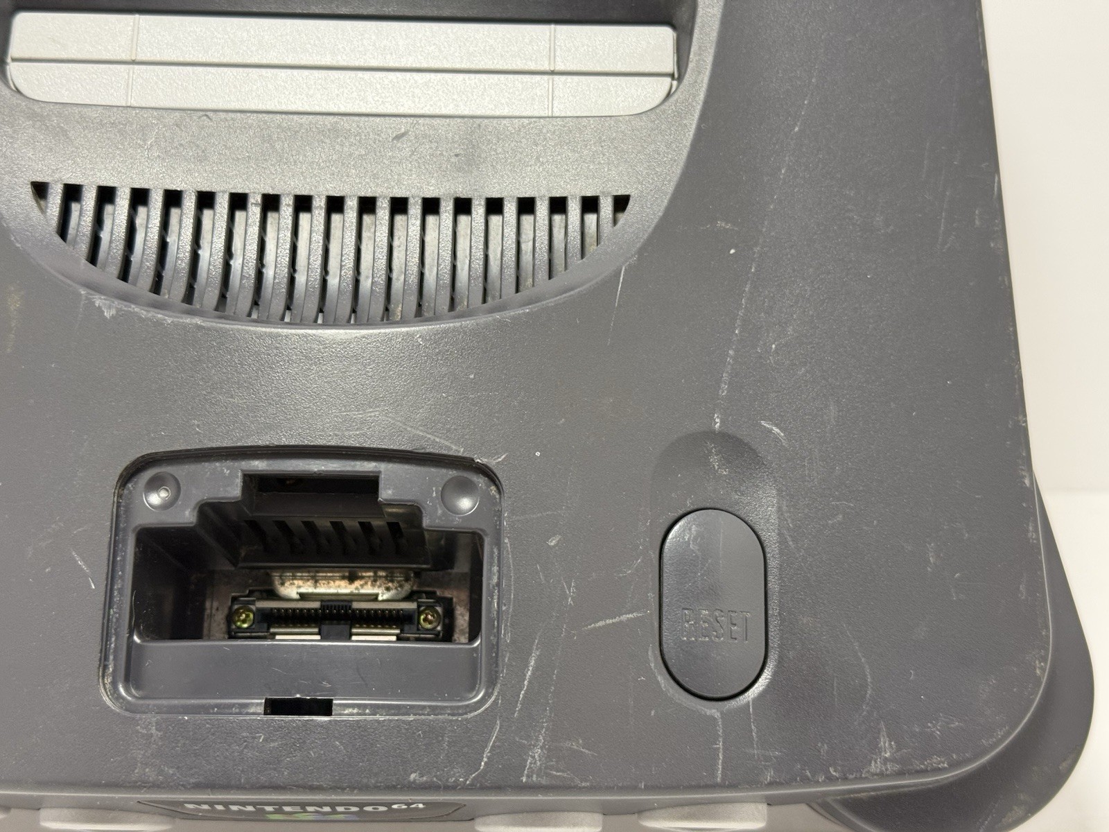 Nintendo 64 N64 Console Only NUS-001 Black No Jumper Pack, Tested & Works!