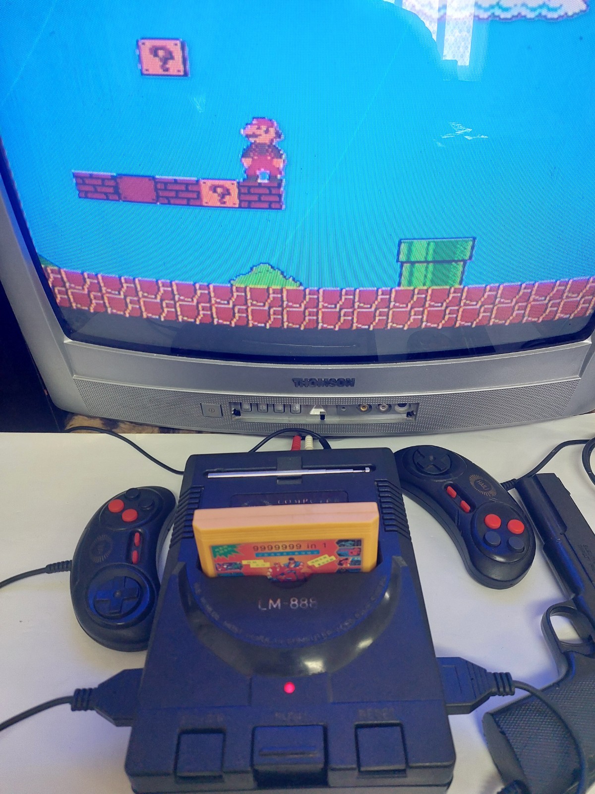 Haili lm-888 Terminator video game console from 90’s full kit box cartridge 9999