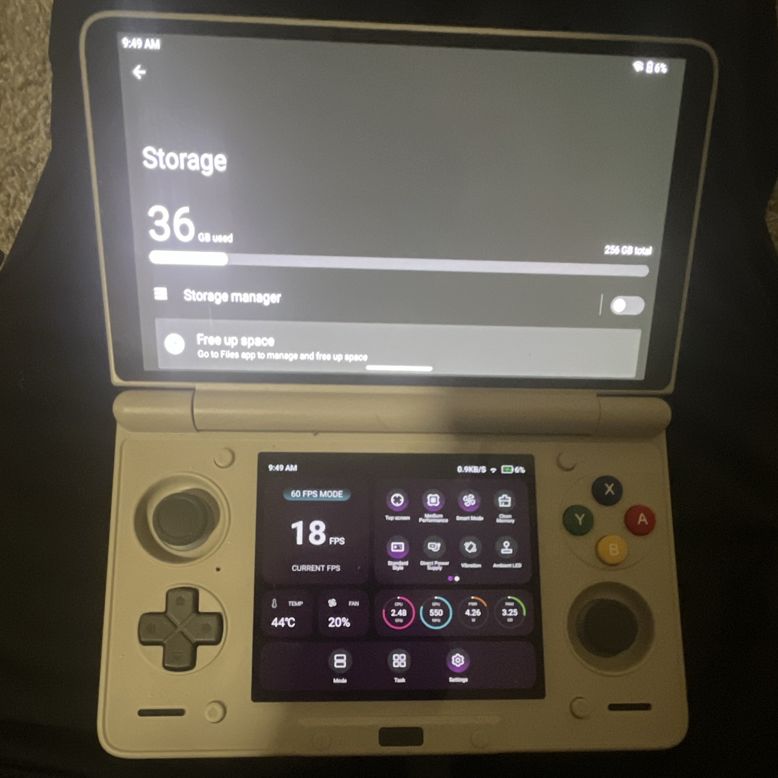 AYN pro 256GB Dual-screen (only used for few days, and price bc of fees ! )