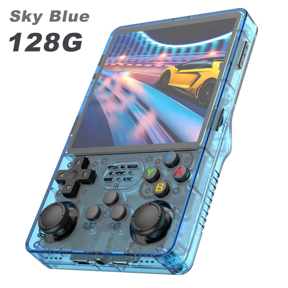 TOP Sale 4″IPS Big Screen R36S plus Retro Handheld Game Console Linux 64-Bit Sys
