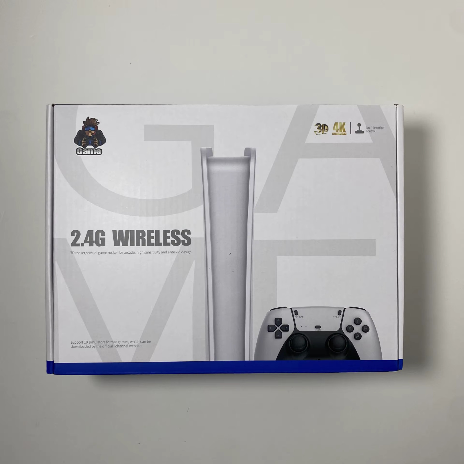 M15 4K TV Game Stick, 64GB Built-In 40000+ Retro Games Console with Wireless Gam