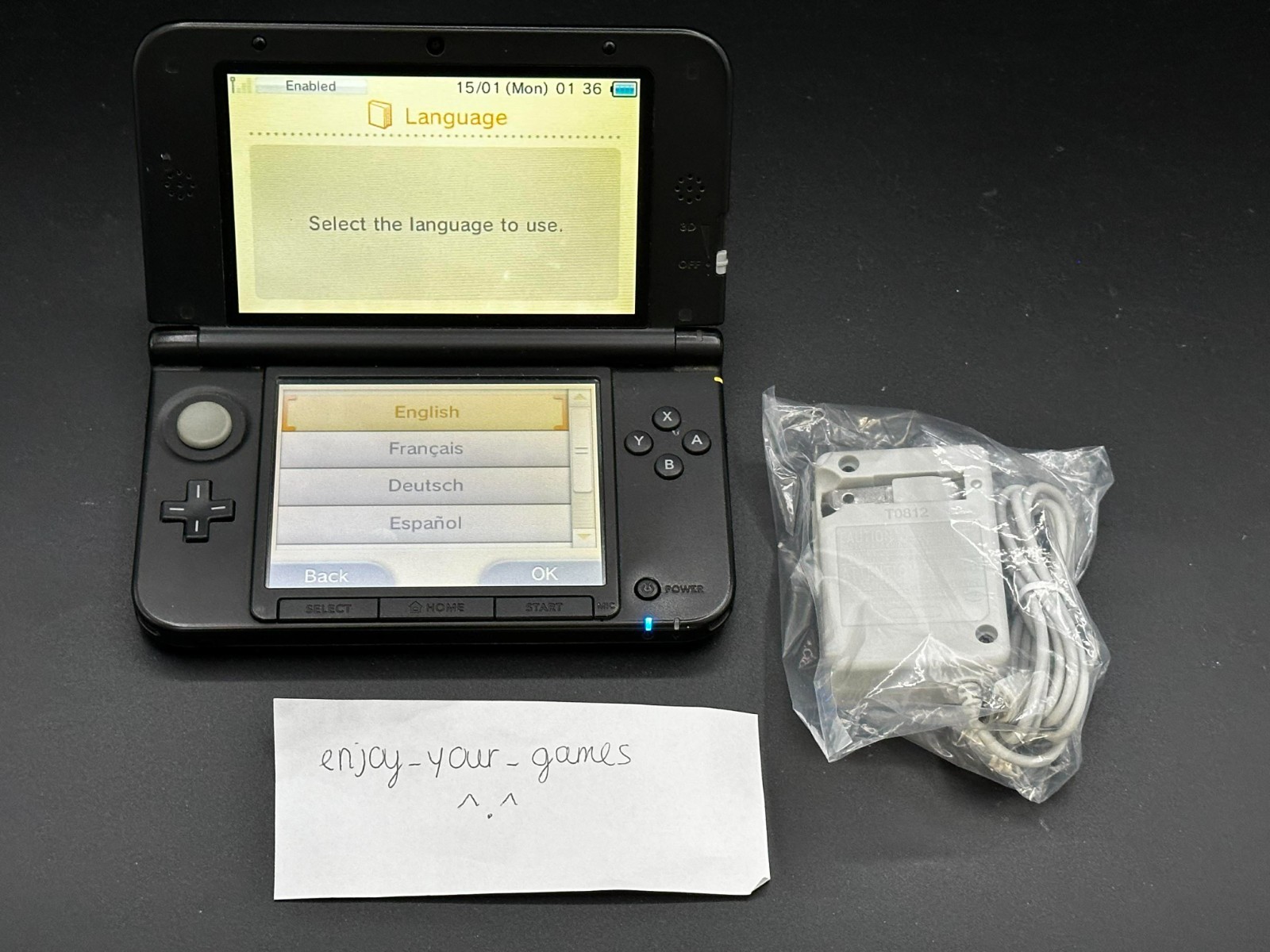 Nintendo 3DS & 3DS XL LL Tested | English | Charger | USA Seller – Ship in 1-DAY