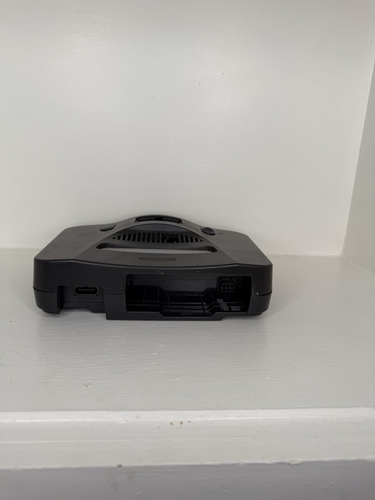 Nintendo 64 Black Home Console Multiplayer Component RCA NTSC-J NUS-001 JPN