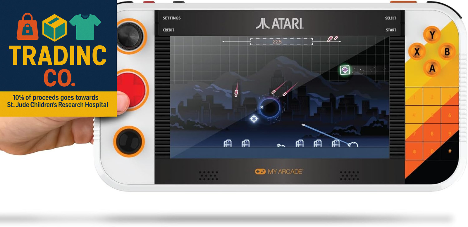 Atari Gamestation Go: Rechargeable Battery, over 200+ Preloaded Retro Video Game