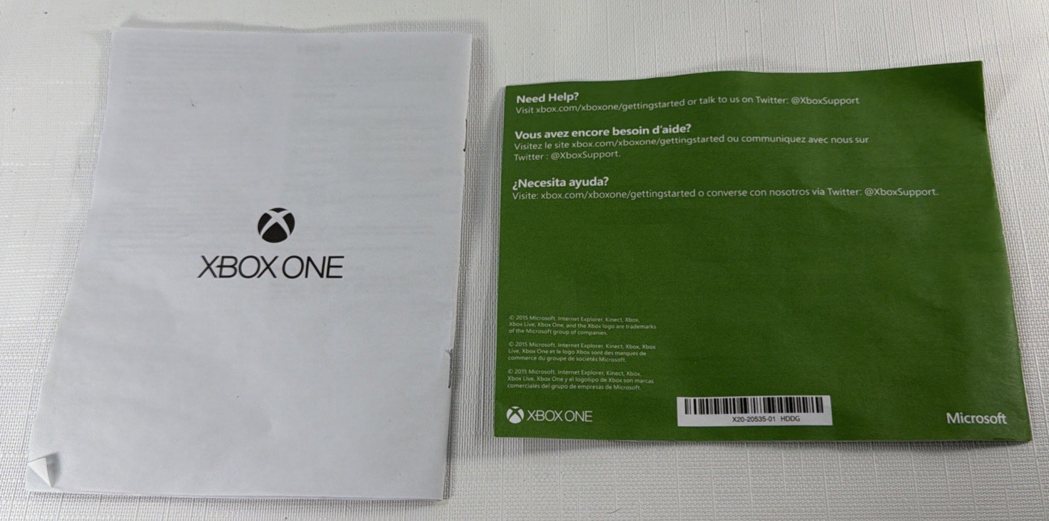Microsoft Xbox One 1540 500GB Console System W/ 2 Controller & Wires – Tested