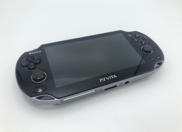 Sony PlayStation PS Vita PCH-1000 Black OLED Console Japan Import Tested