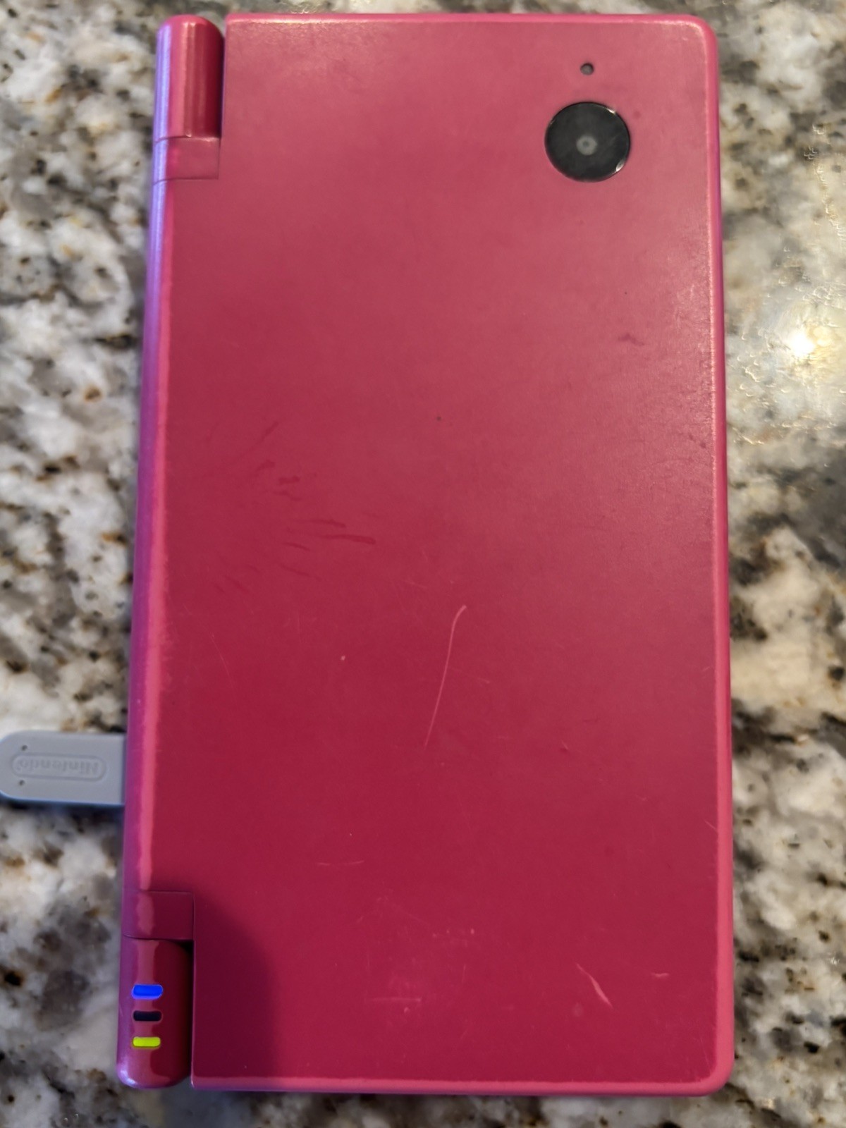 Nintendo DSi Console Pink Hot Model TWL-001 with Charger, Pink Stylus & Game 🔥