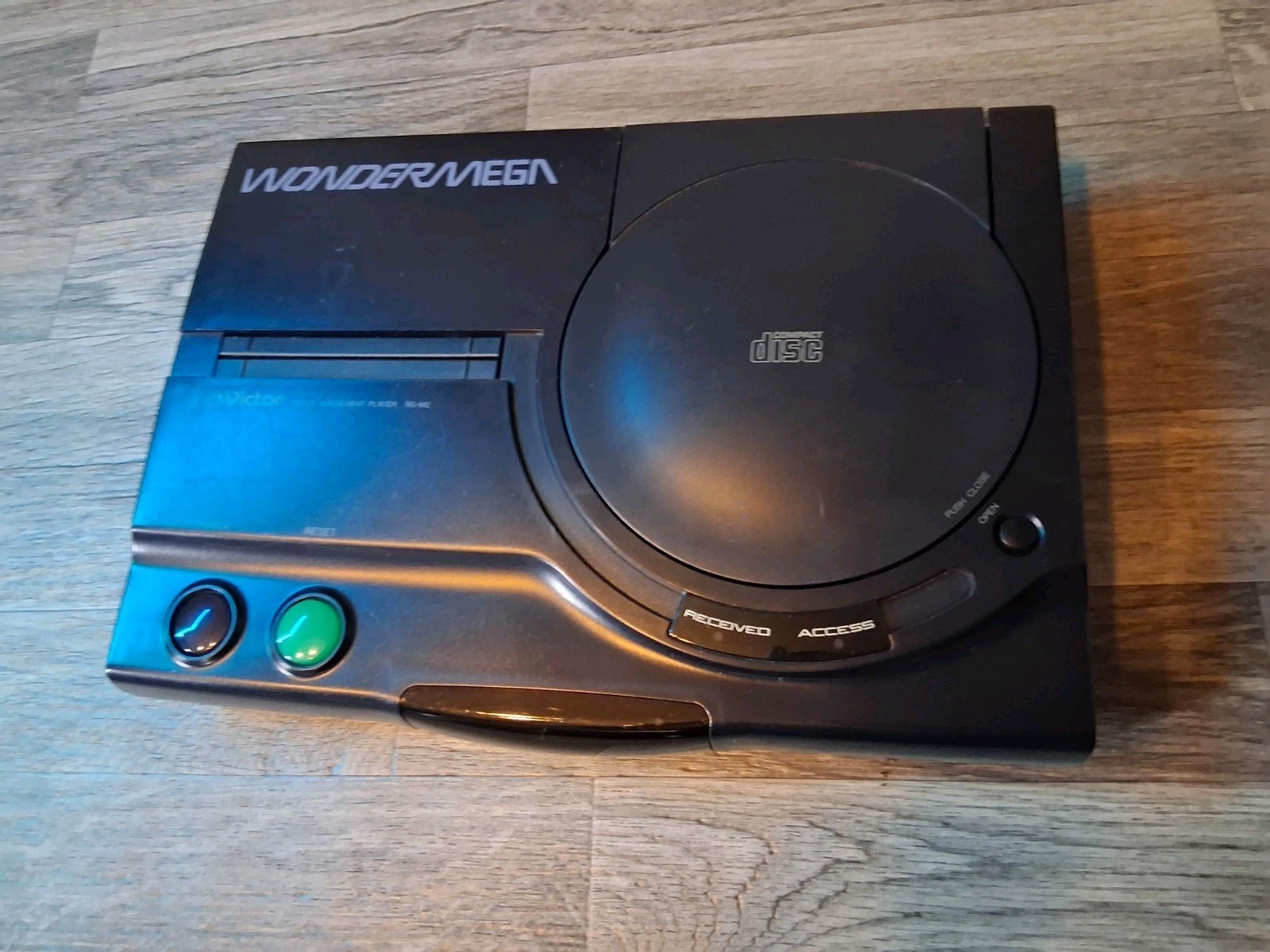 Victor WonderMega Console Tested Fully Working W/ Games Japanese X Eye
