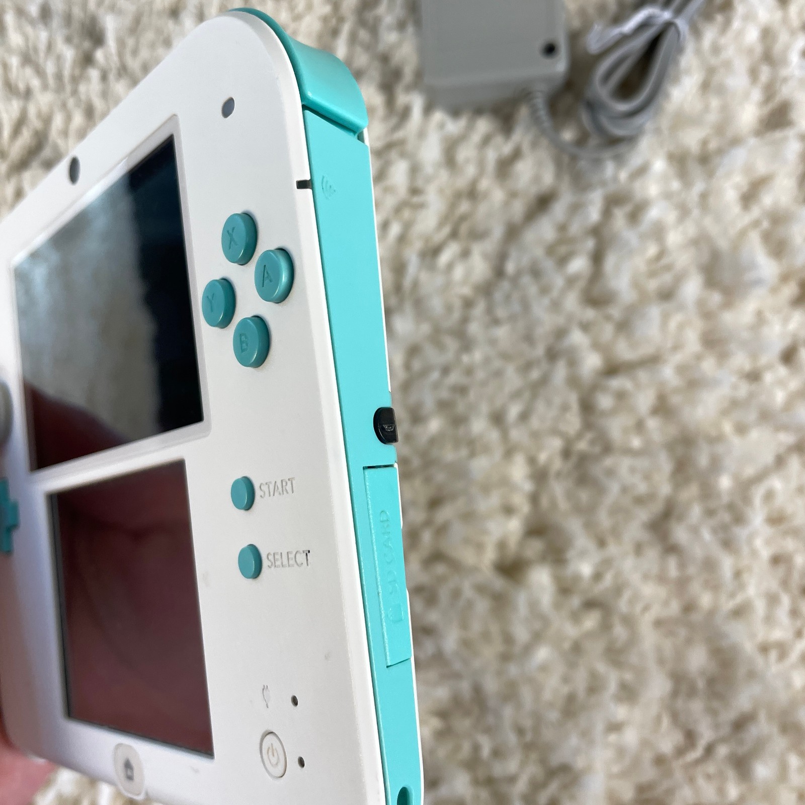 Nintendo 2DS Sea Green Handheld System Console Model FTR-001 Tested