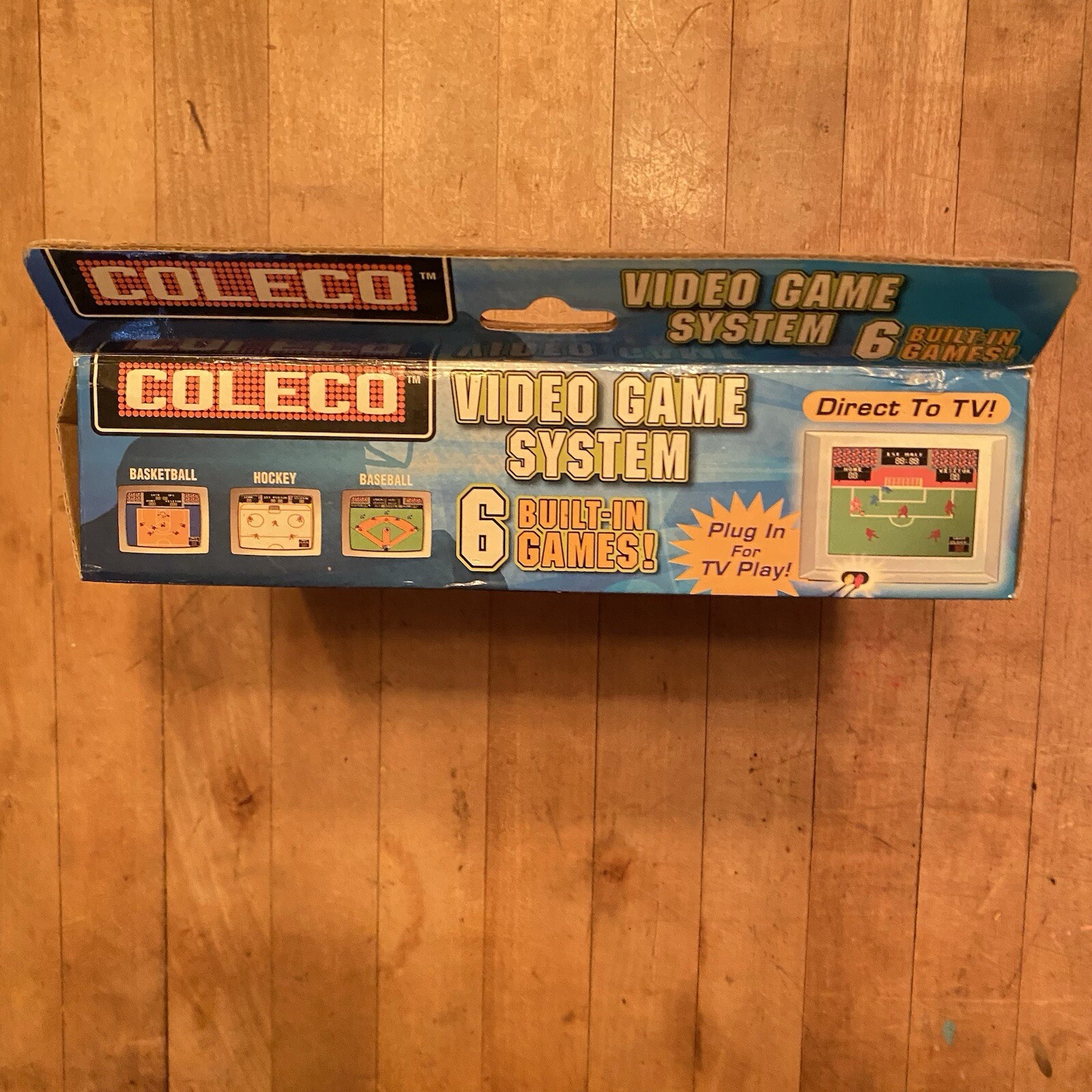NIB 2005 Coleco Handheld Video Game System 6 Built-In Games Direct to TV Sports