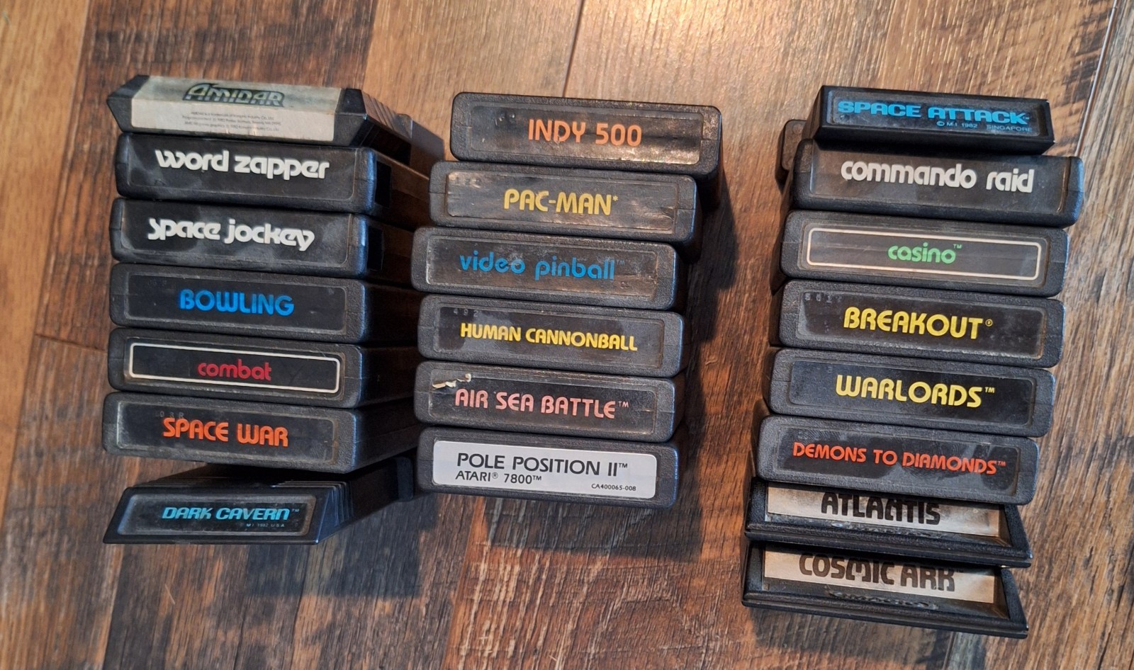 Vintage Atari 7800 ProSystem Console + controllers + 21 games