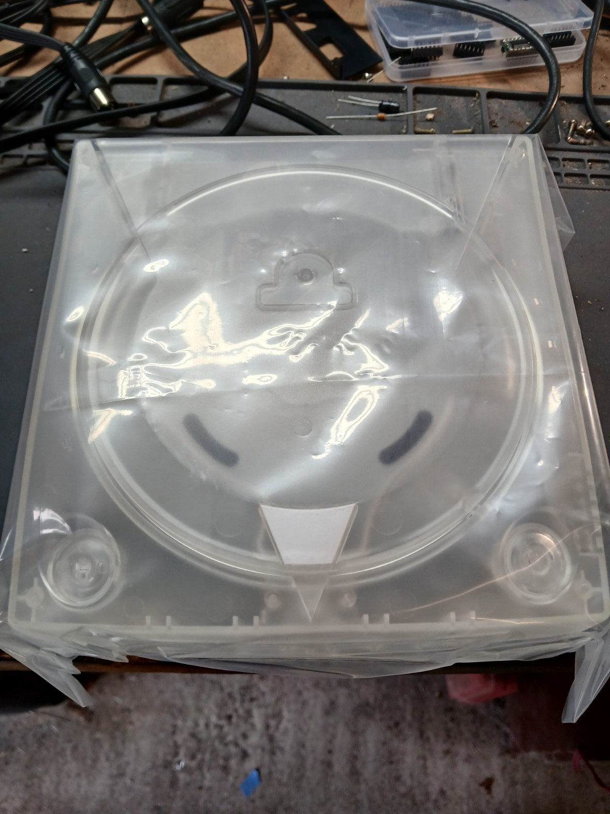 DREAMCAST CLEAR PLASTIC SHELL | US SELLER | NEW IN BOX