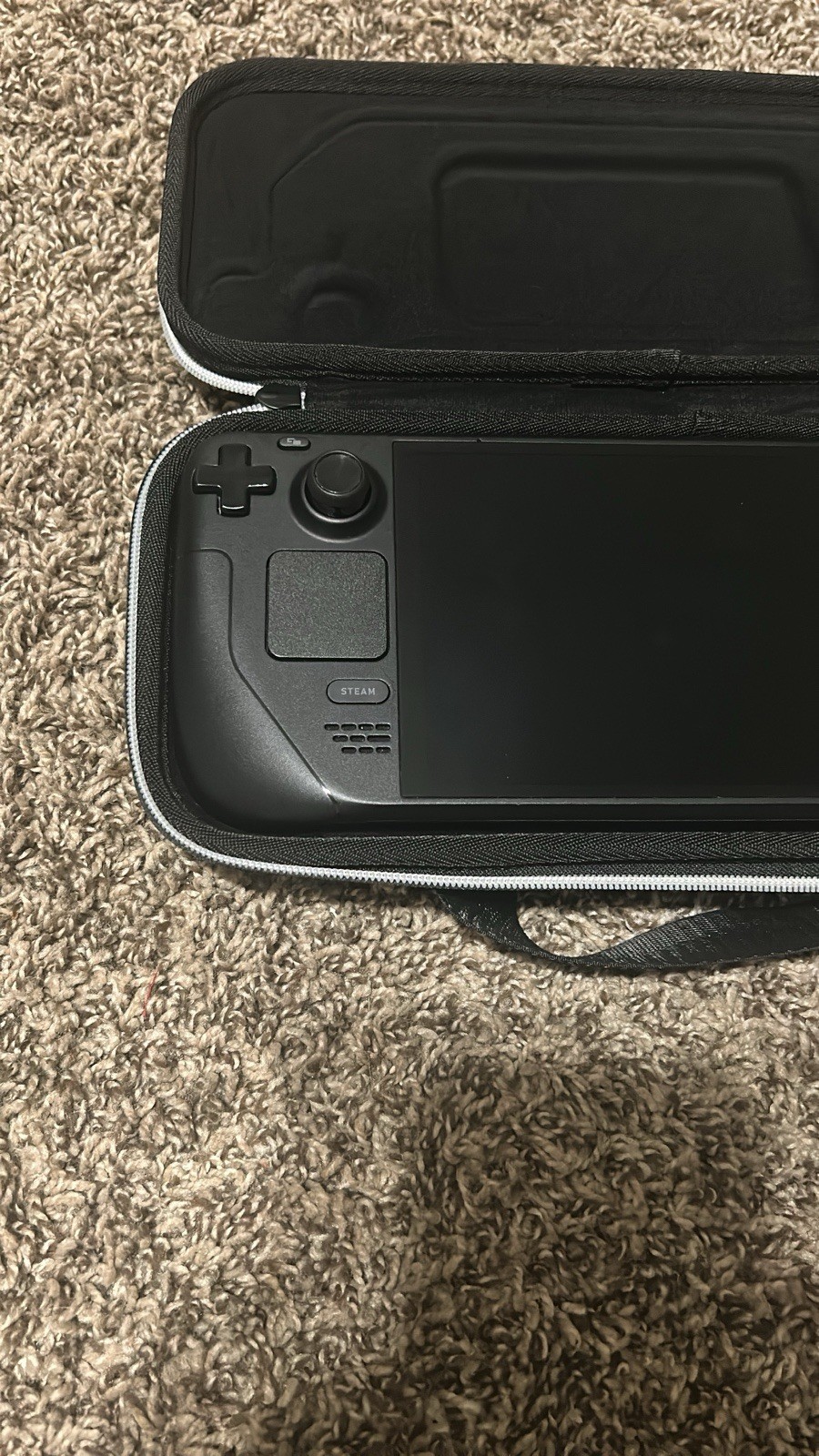 Valve Steam Deck 512GB Black Handheld System Wi-Fi USB-C w/ Case & Charger