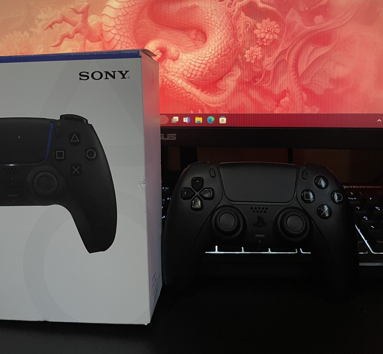 Sony PlayStation 5 PS5 DualSense Wireless Controller Midnight Black
