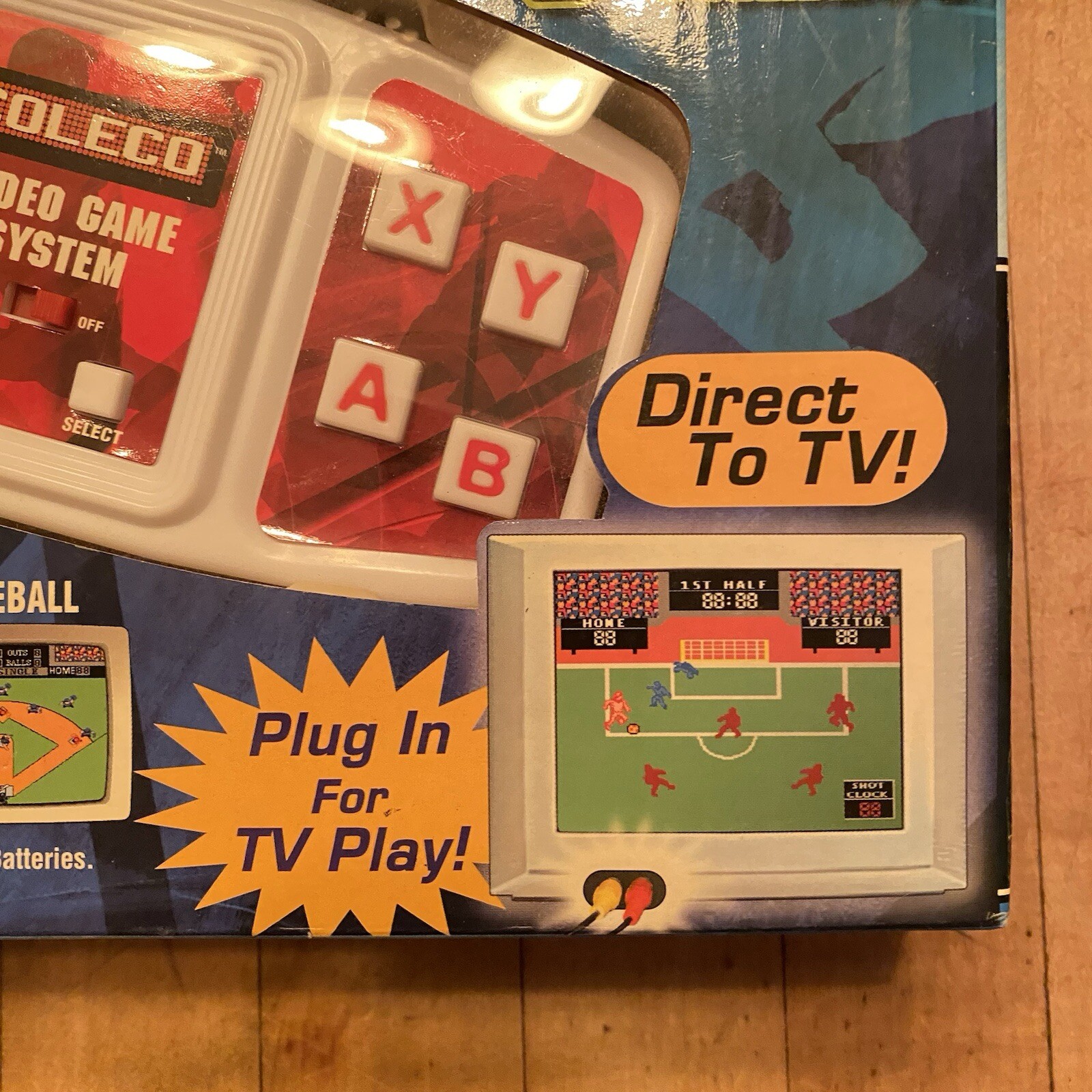 NIB 2005 Coleco Handheld Video Game System 6 Built-In Games Direct to TV Sports