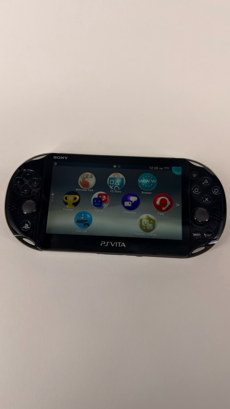 Sony PS Vita PCH-2001 Handheld Gaming Console Black Tested