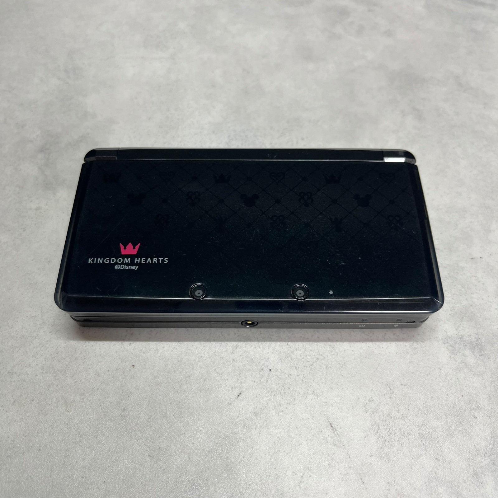 Nintendo 3DS Kingdom Hearts 3D Dream Drop Distance Black Console Tested Good!!