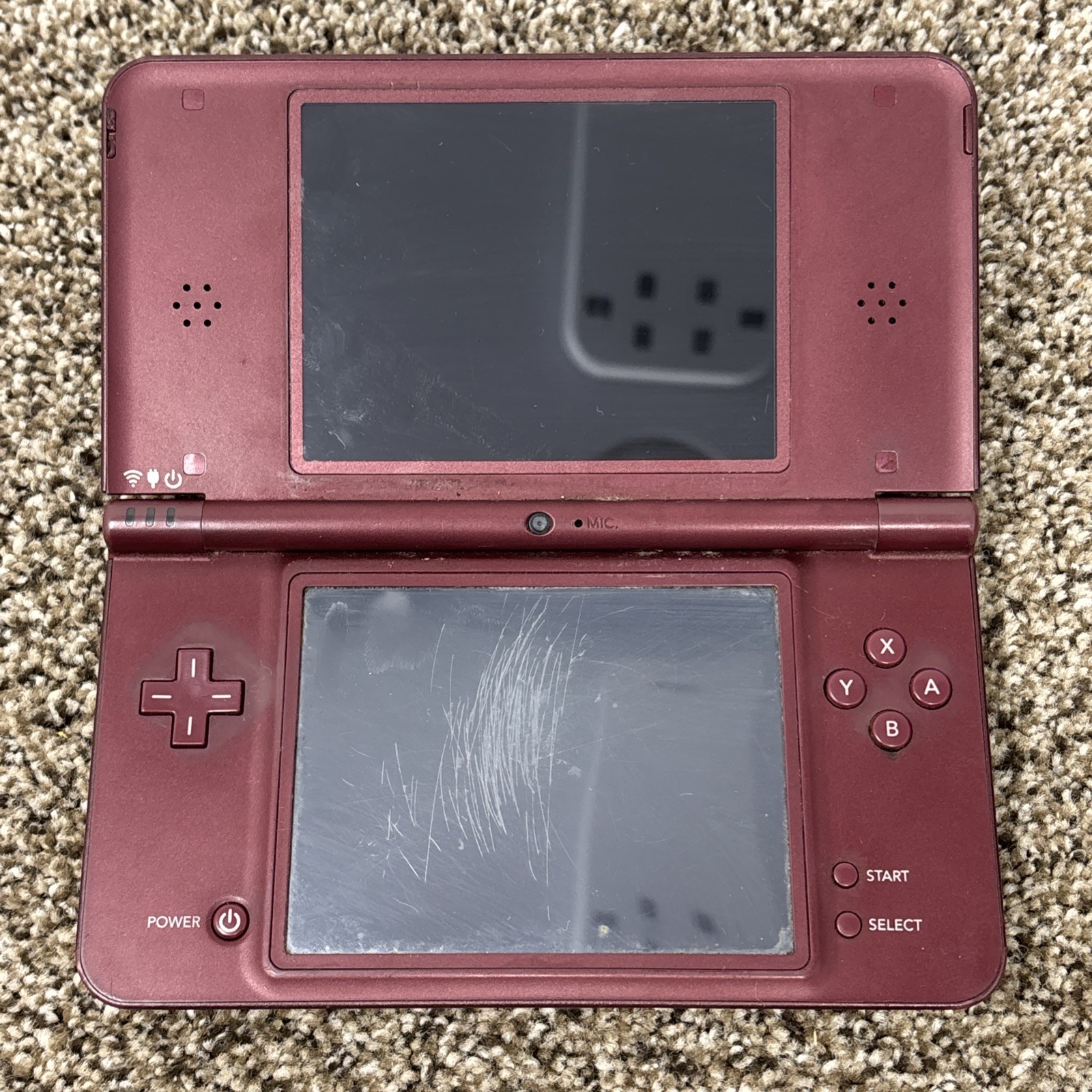 Nintendo DSi XL Handheld Console System Lot Of 2 FOR PARTS OR REPAIR