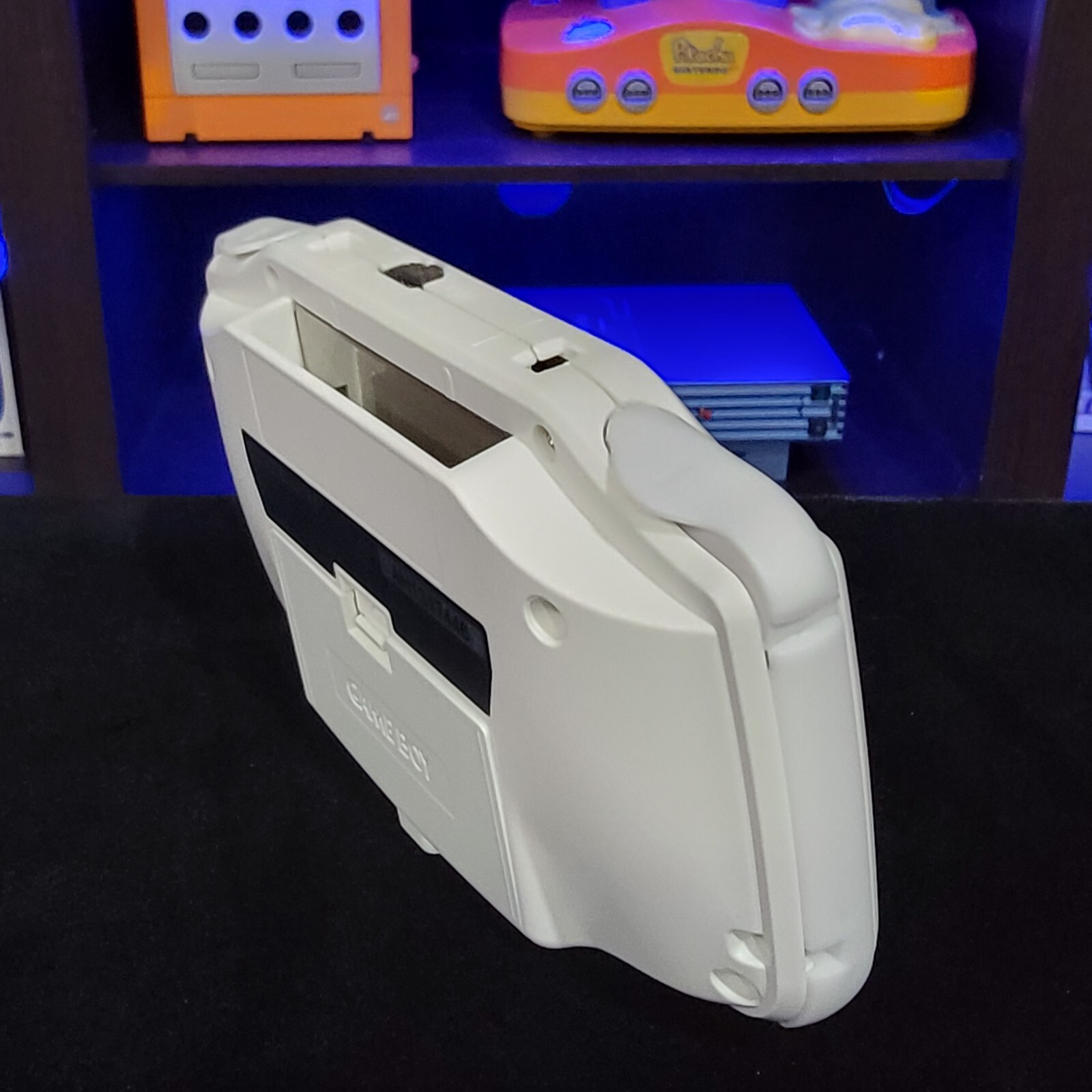 White Game Boy Advance GBA iPS Backlit LCD Usb-C 1800 mAh Rechargeable Battery