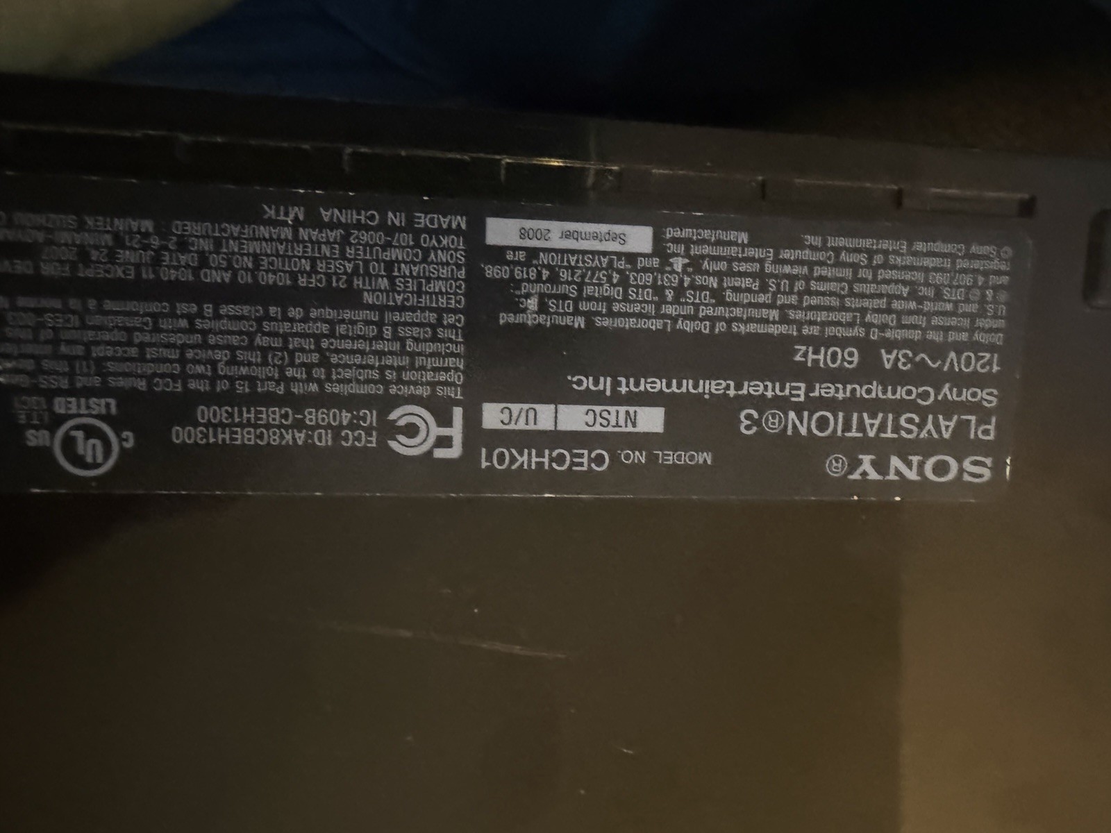 PlayStation 3, Fat CECHK01, Red Light Issue, 9 Games And Accesories, Read Discr