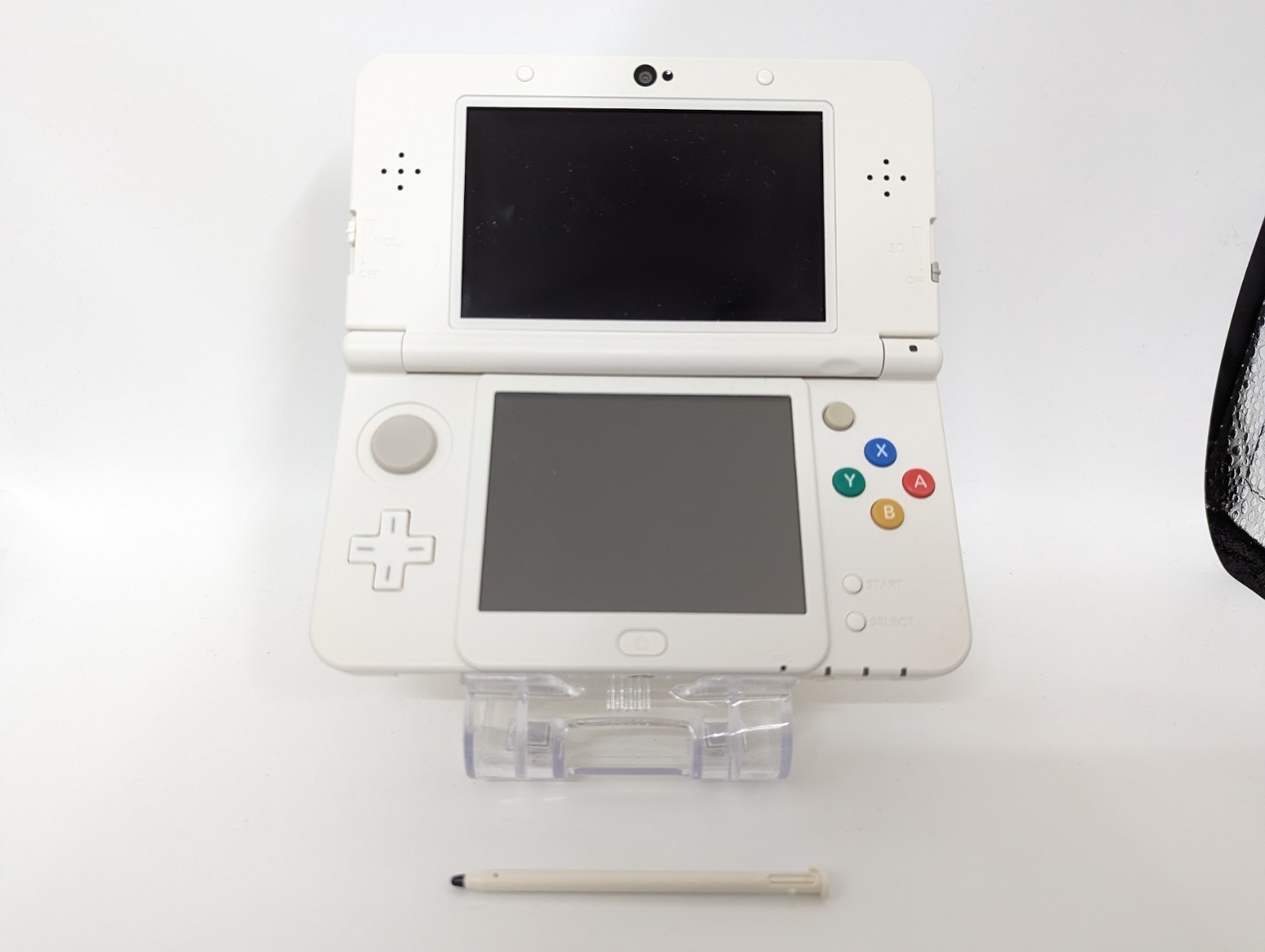 B5387 Nintendo new 3DS console Mario Maker Plate No 67 White Japan w/pen fx