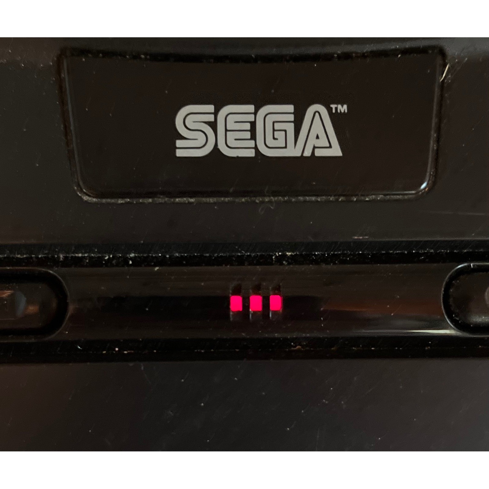 Sega Genesis Model 2 Console MK-1631 Black with OEM MK-2103 Power Supply Adapter